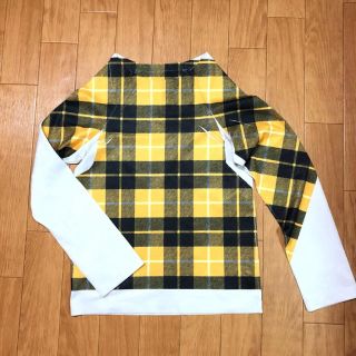 コムデギャルソン(COMME des GARCONS)のコムデギャルソン タータンチェック 転写 カットソー(カットソー(長袖/七分))