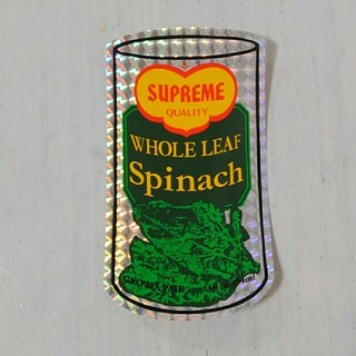 シュプリーム(Supreme)のシュプリーム　Spinach ステッカー　正規品　シール　旅行　カバン　ケース(その他)