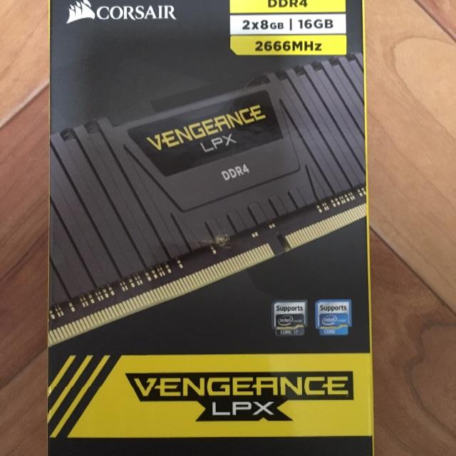 CORSAIR DDR4-2666MHz 8GBx2 16GB