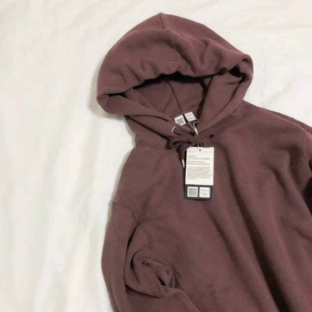 UNIQLO(ユニクロ)の完売 UNIQLO U パーカー ブラウン 茶色 スウェット S ZARA メンズのトップス(パーカー)の商品写真