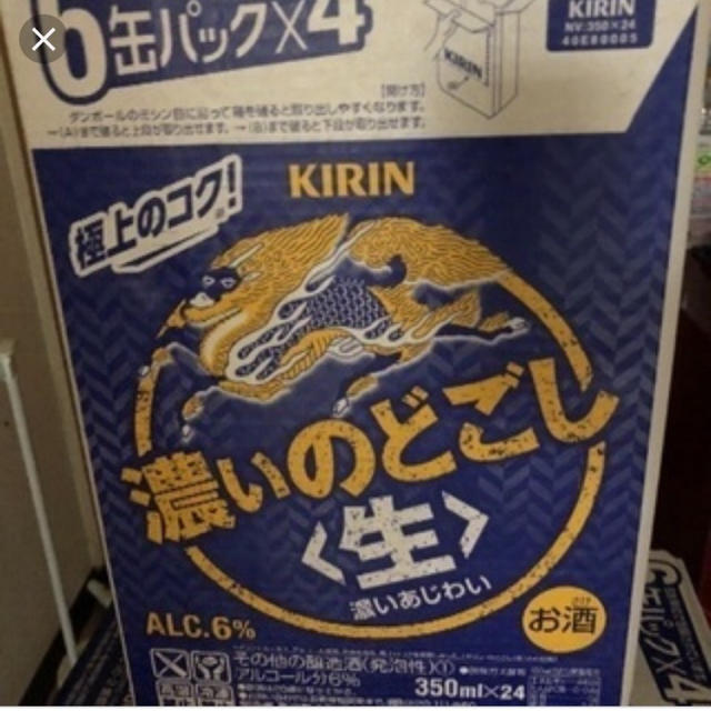 キリン 濃いのどごし生 350ml×24本 2ケース