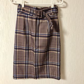 ザラ(ZARA)の値下げしました！チェックスカート(ひざ丈スカート)