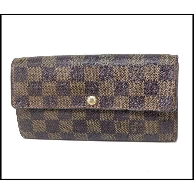 LOUIS VUITTON(ルイヴィトン)の★ルイヴィトン ダミエ ファスナー付き長財布★カード10 レディースのファッション小物(財布)の商品写真