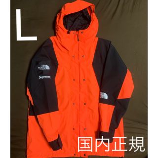 シュプリーム(Supreme)のsupreme north face 16AW マウンテンジャケット オレンジ(マウンテンパーカー)