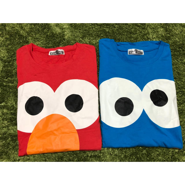 Sesame Street エルモ クッキーモンスター Tシャツの通販 By Nico S Shop セサミストリートならラクマ