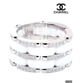 シャネル(CHANEL)のけあねこ様専用です！！CHANEL セラミックホワイトリング (リング(指輪))