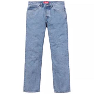 シュプリーム(Supreme)のSupreme washed regular jeans 34 デニム パンツ(デニム/ジーンズ)