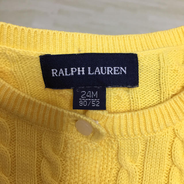 Ralph Lauren(ラルフローレン)のラルフローレン カーディガン 24m キッズ/ベビー/マタニティのキッズ服女の子用(90cm~)(カーディガン)の商品写真