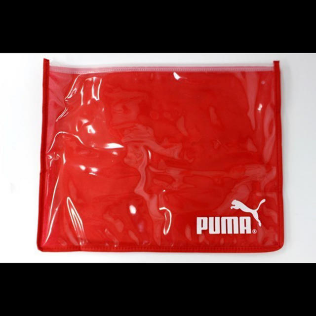 PUMA(プーマ)の‼️PUMA プーマ 非売品 ノベルティ ジップロック ポーチ 小物入れ‼️ レディースのファッション小物(ポーチ)の商品写真