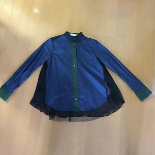 サカイラック(sacai luck)のsacai luck チュールシャツ(シャツ/ブラウス(長袖/七分))