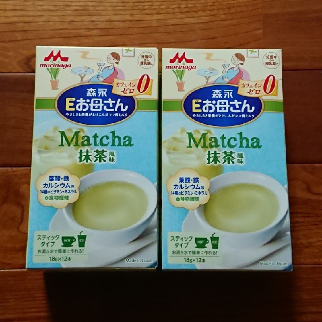 森永乳業(モリナガニュウギョウ)のEお母さん☆抹茶☆2箱(24本) キッズ/ベビー/マタニティの授乳/お食事用品(その他)の商品写真