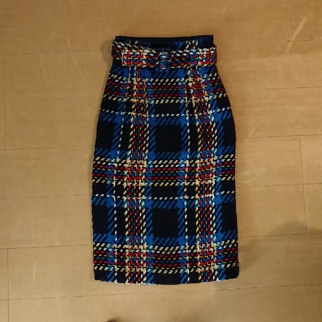 Mila Owen(ミラオーウェン)のミラオーウェン  チェック柄スカート レディースのスカート(ひざ丈スカート)の商品写真