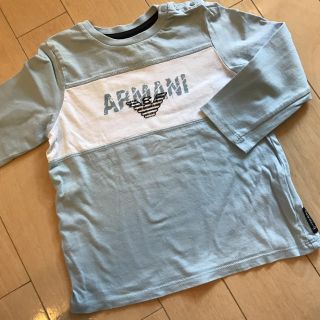 アルマーニ ジュニア(ARMANI JUNIOR)のアルマーニベビー ロンT サイズ18M 80 長袖(Ｔシャツ)