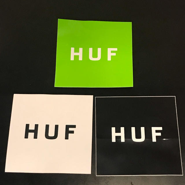 HUF(ハフ)のHUFステッカー3枚セット メンズのファッション小物(その他)の商品写真