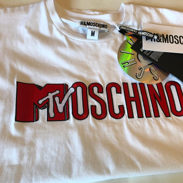 MOSCHINO - 渋谷店購入 h&m moschino モスキーノ MTVコラボTシャツ Mの通販 by @store｜モスキーノならラクマ