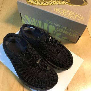 キーン(KEEN)のKEEN キーン☆ ユニーク サンダル 23 黒(サンダル)