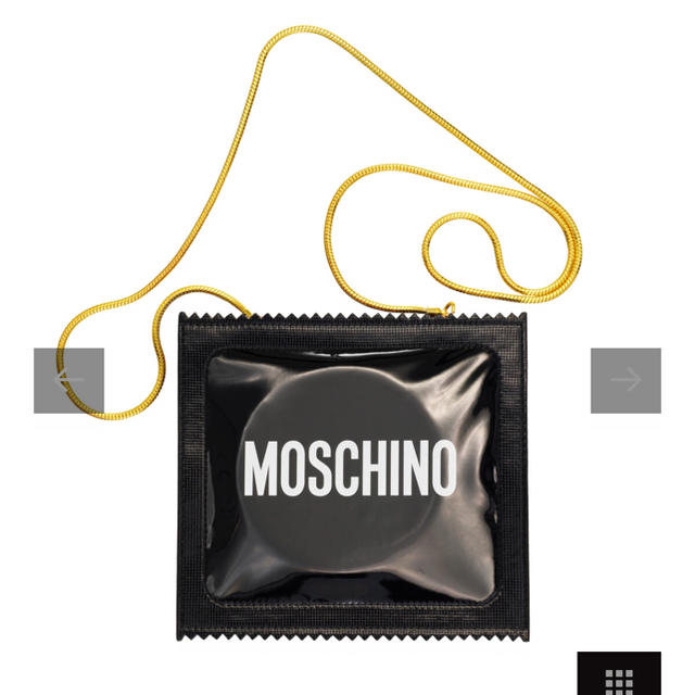 MOSCHINO(モスキーノ)のMOSCHINO H&M コラボ パテント ショルダーバッグ モスキーノ レディースのバッグ(ショルダーバッグ)の商品写真