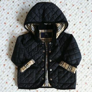 バーバリー(BURBERRY)のBURBERRY キルティングアウター ブラック 90 (ジャケット/上着)