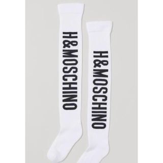 モスキーノ(MOSCHINO)のH&MOSCHINO ニーハイソックス(ソックス)