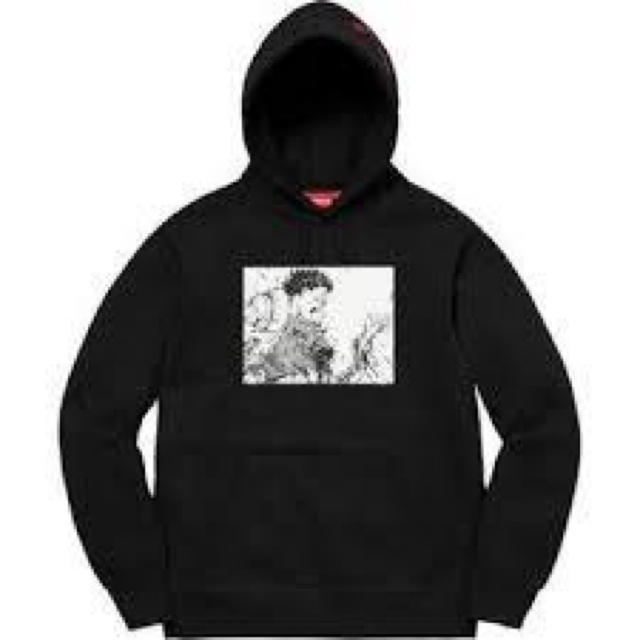 Supreme AKIRA arm hoodie black s