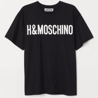 モスキーノ(MOSCHINO)のMOSCHINO H&M コラボ ロゴプリントTシャツ モスキーノ(Tシャツ/カットソー(半袖/袖なし))