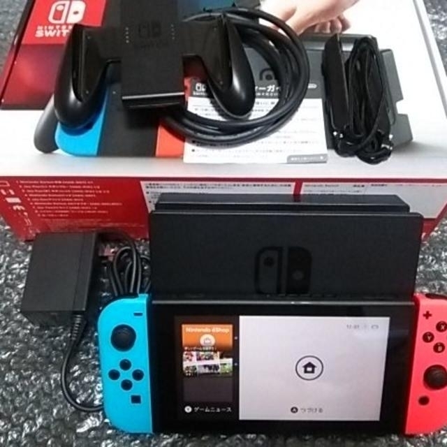 N S - 【まあまあ美品】スイッチ 本体 Jn ネオンブルー/ネオンレッド
