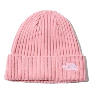 ザノースフェイス(THE NORTH FACE)のレア☆ THE NORTH FACE EX LOGO BEANIE ピンク(ニット帽/ビーニー)