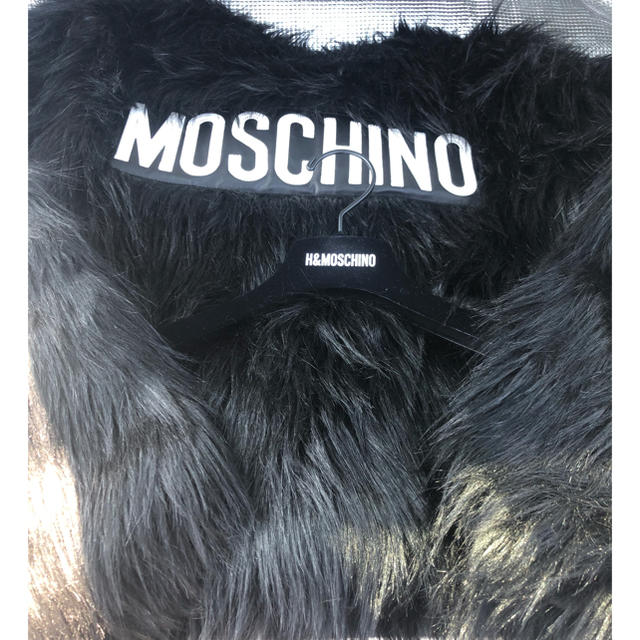 H&M MOSCHINO ファージャケット毛皮/ファーコート