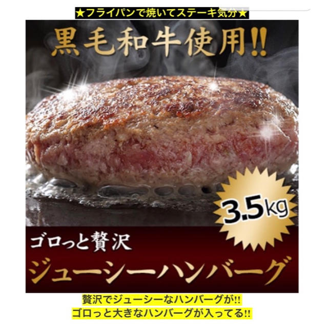 あらびきハンバーグ 20個 食品/飲料/酒の食品(肉)の商品写真