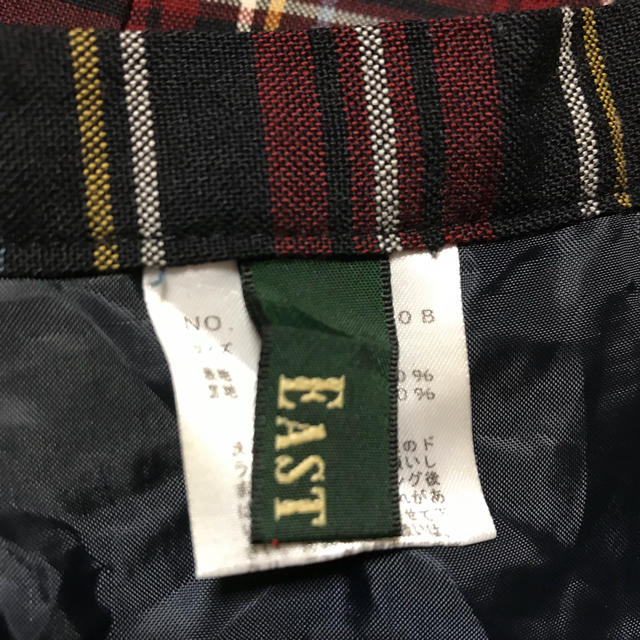 EASTBOY(イーストボーイ)のEASTBOY☆ネイビー チェックスカート13号 レディースのスカート(ひざ丈スカート)の商品写真