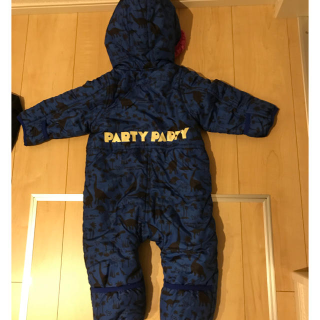 PARTYPARTY(パーティーパーティー)のジャンパースーツ キッズ/ベビー/マタニティのベビー服(~85cm)(カバーオール)の商品写真