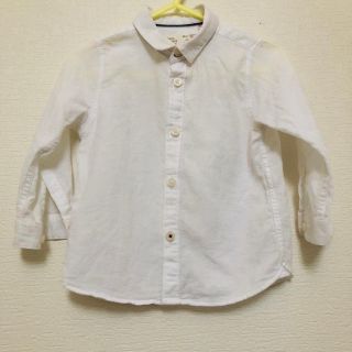 ザラキッズ(ZARA KIDS)のZARA Baby boy 白シャツ (シャツ/カットソー)