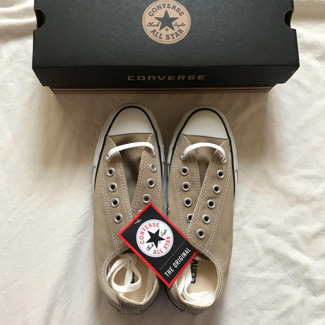 CONVERSE(コンバース)のコンバース オールスター ベージュ ローカット 24.5 ヴィンテージカーキ レディースの靴/シューズ(スニーカー)の商品写真