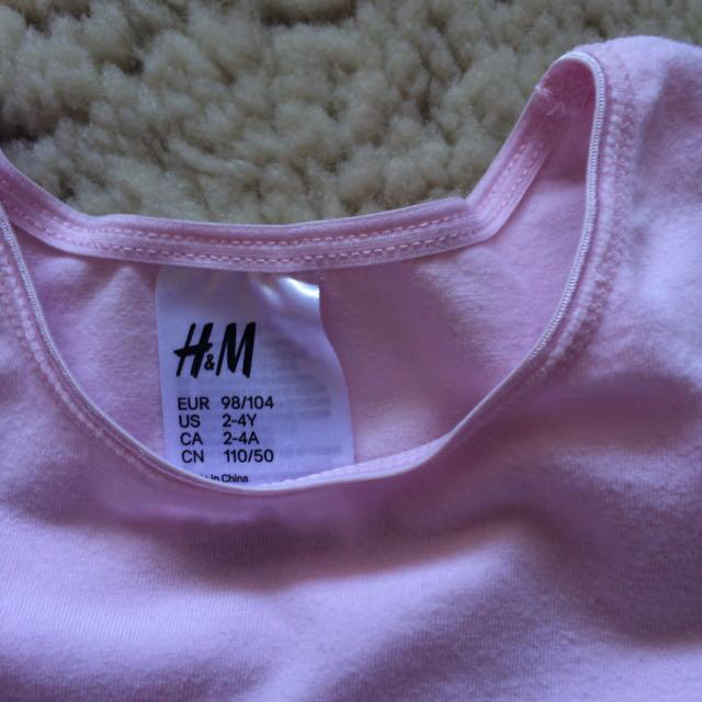 H&M(エイチアンドエム)のH&Mキッズレオタード キッズ/ベビー/マタニティのキッズ服女の子用(90cm~)(その他)の商品写真