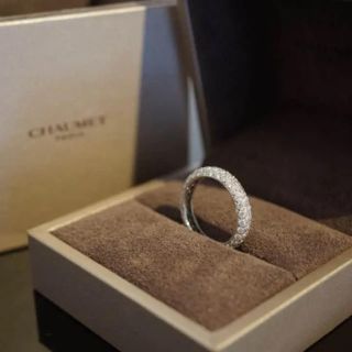 ショーメ(CHAUMET)のオレンジキャンドル様 ご予約分 ショーメ スリーロー フルパブェ リング 12号(リング(指輪))