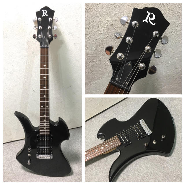 レフティー B.C. RICH モッキンバード  黒ギター