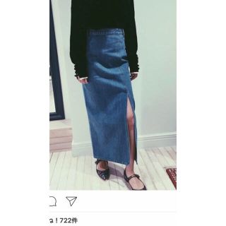 エディットフォールル(EDIT.FOR LULU)のvintage denim skirt(ロングスカート)