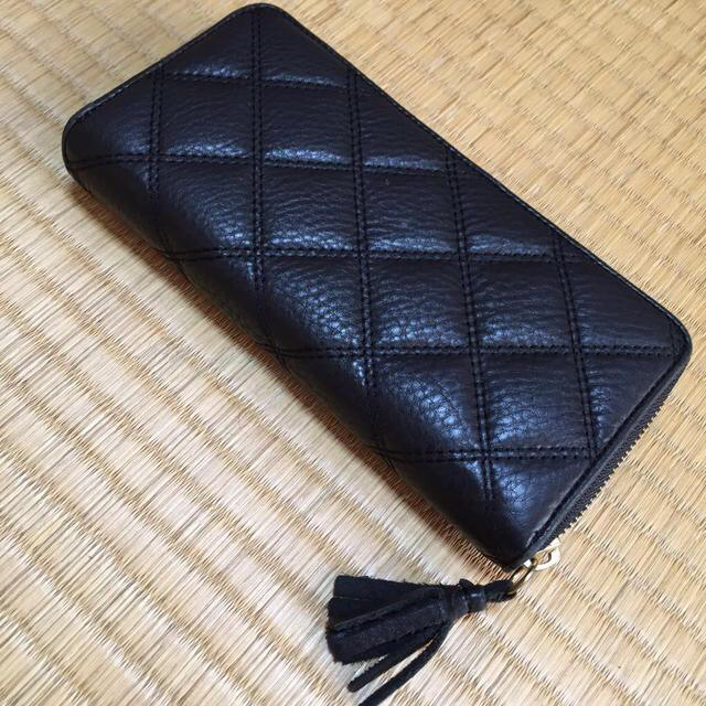 Beau're(ビュレ)のビュレ♡キルティングウォレット ブラック レディースのファッション小物(財布)の商品写真