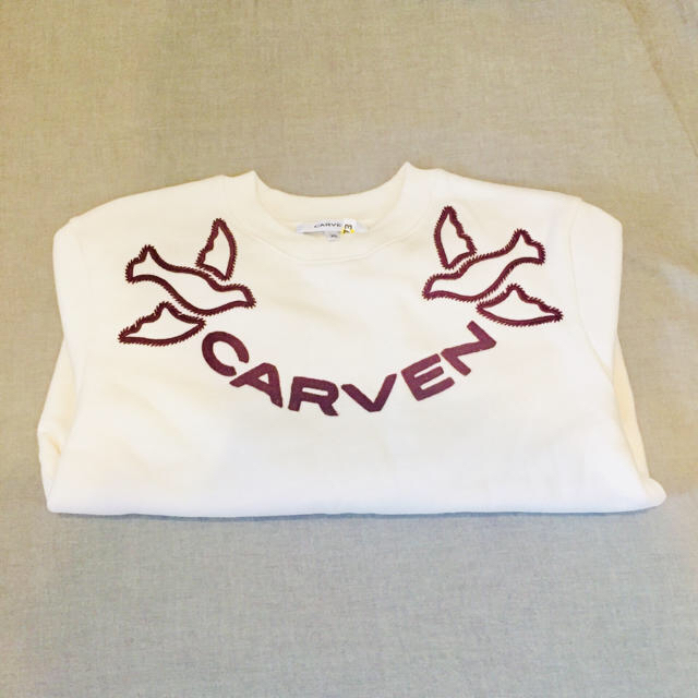 CARVEN(カルヴェン)のcarven スウェット ホワイト xs レディースのトップス(トレーナー/スウェット)の商品写真