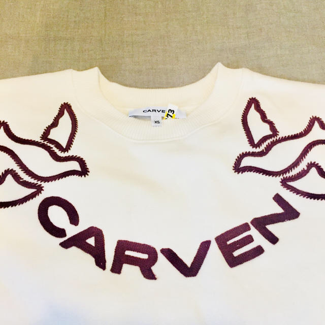 carven スウェット ホワイト xs 1