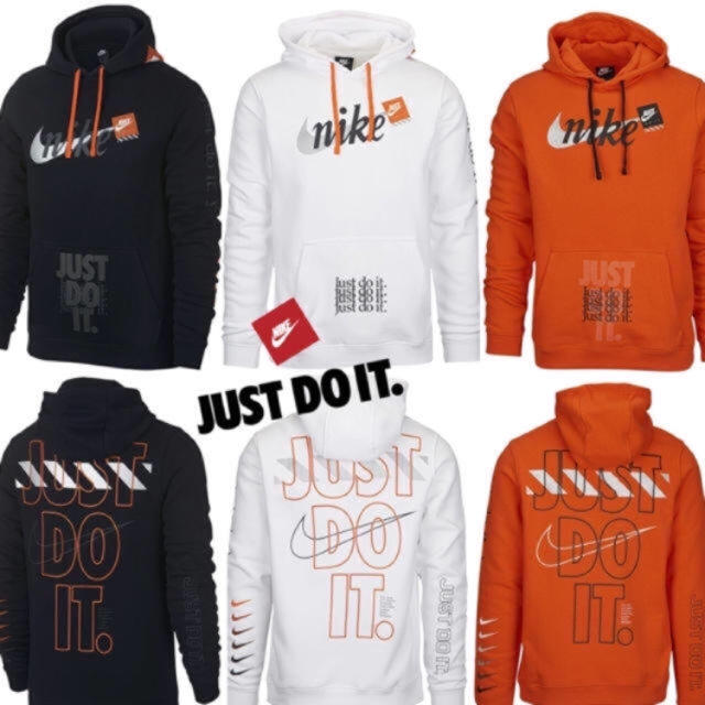 NIKE ''just do it'' cllection パーカー 黒 XL 3