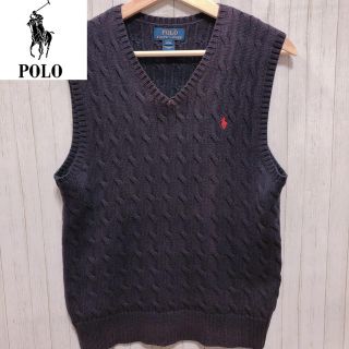 ポロラルフローレン(POLO RALPH LAUREN)の【中古】ラルフローレン ニットベスト(ベスト)