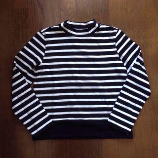 ユナイテッドアローズ(UNITED ARROWS)のミドルタートルボーダートップス(カットソー(長袖/七分))