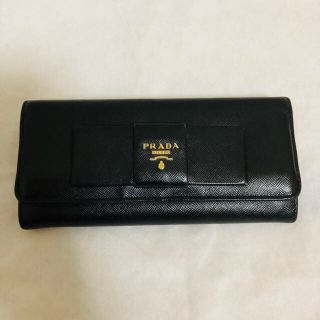 プラダ(PRADA)のプラダ PRADA サフィアーノ リボン 財布(財布)