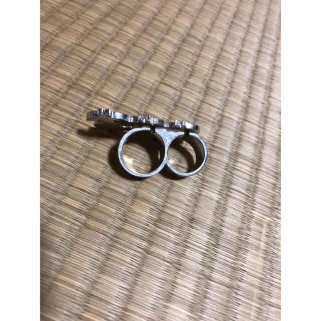 2連 リング メンズのアクセサリー(リング(指輪))の商品写真