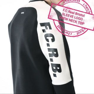 エフシーアールビー(F.C.R.B.)のLサイズ　FCRB スリーブロゴクルーネックトップ(スウェット)