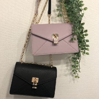 リエンダ(rienda)のrienda ノベルティ　ショルダーBAG ライトパープル　新品(ショルダーバッグ)