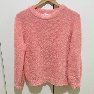 イッツデモ(ITS'DEMO)の【新品・未使用】イッツデモ♡ピンク シャギーニット♡フリーサイズ(ニット/セーター)