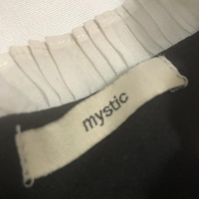 mystic(ミスティック)のプリーツハイネックワンピース レディースのワンピース(ひざ丈ワンピース)の商品写真