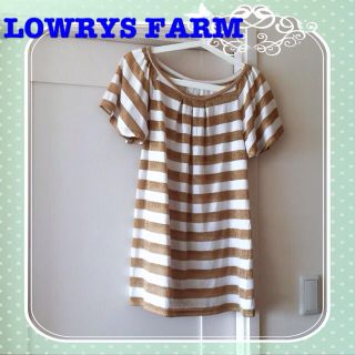 ローリーズファーム(LOWRYS FARM)のLOWRYS FARM☆ボーダーＴシャツ(Tシャツ(半袖/袖なし))